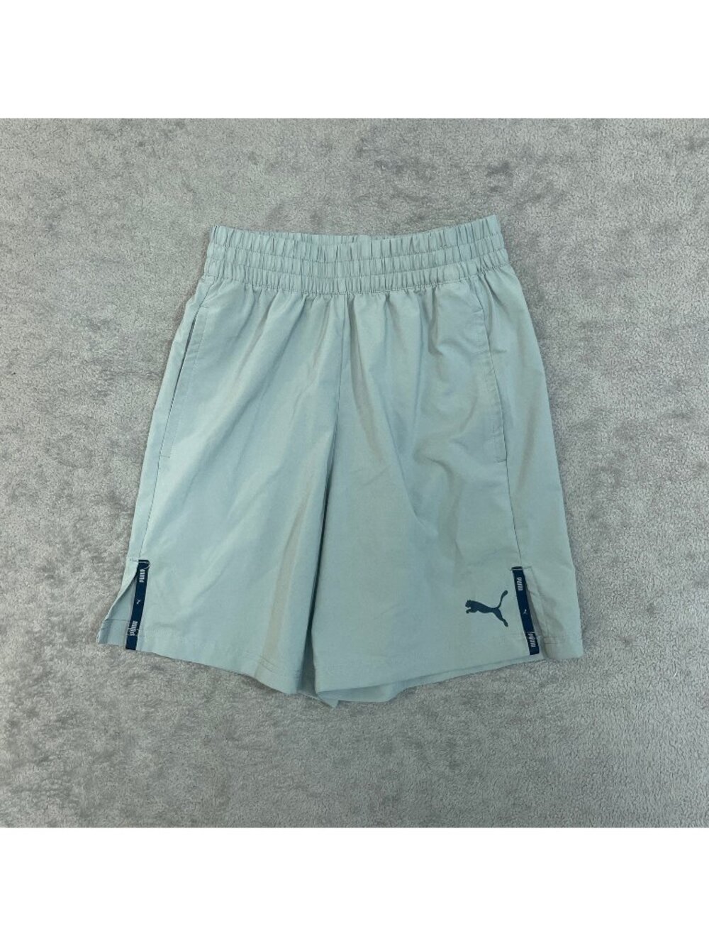 Puma Men's Small Gray Active Training Athletic Shorts Polyester Blend